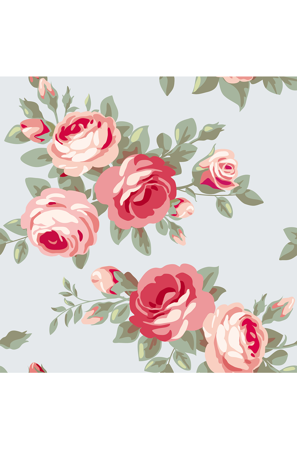 卡通唯美水彩清新小花花插画元素素材