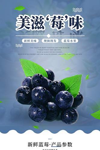 蓝莓生鲜水果详情页