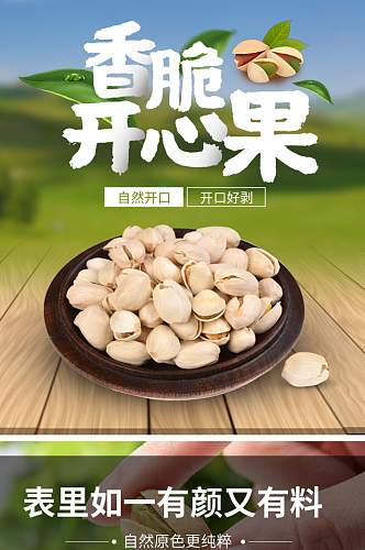 淘宝零食零食坚果开心果详情页