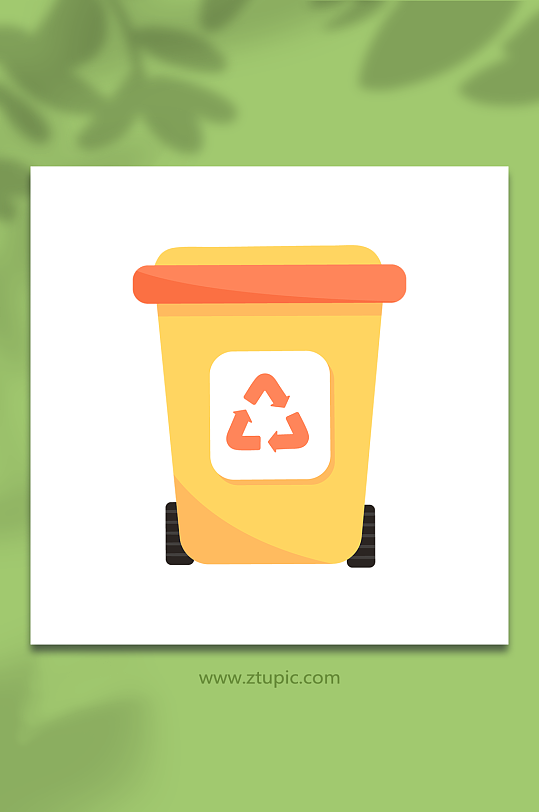 分类垃圾桶卡通图片-分类垃圾桶卡通素材下载-众图网