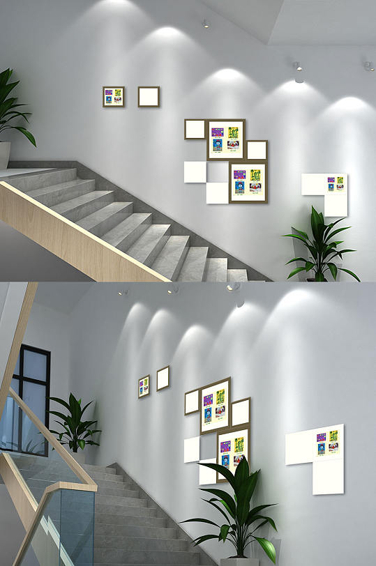 创意校园楼梯文化墙