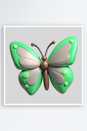 蝴蝶免抠图立体设计元素