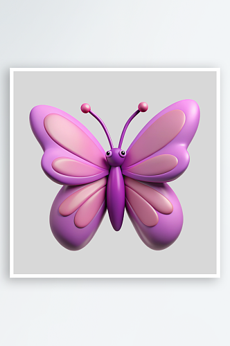 蝴蝶免抠图立体设计小元素