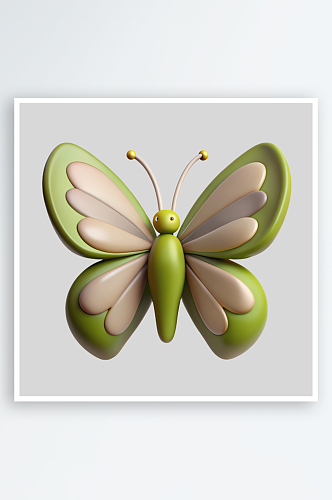 蝴蝶免抠图立体设计元素