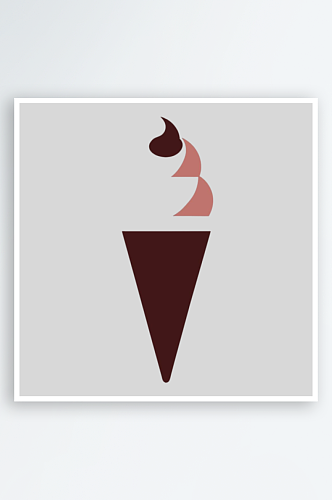 冰淇淋手绘风格免抠图元素