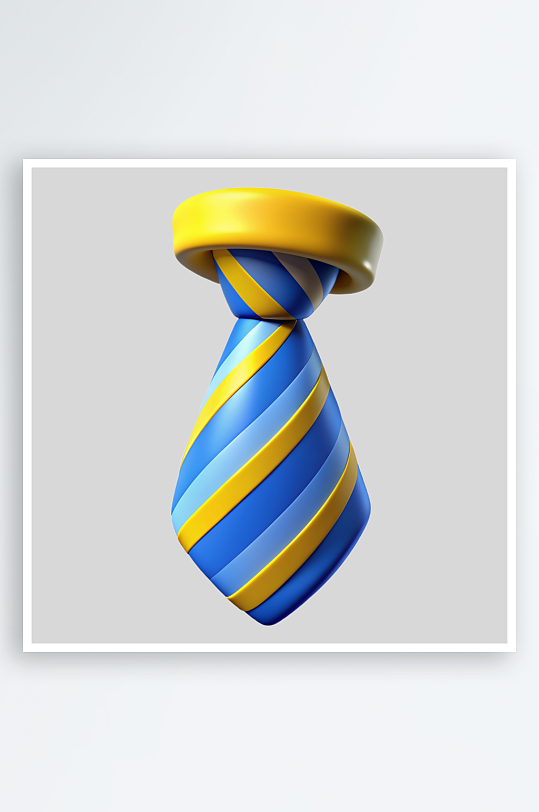 领带免抠图立体设计元素