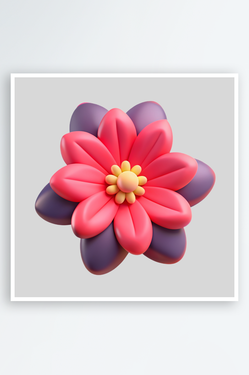 小花免抠图立体设计元素素材