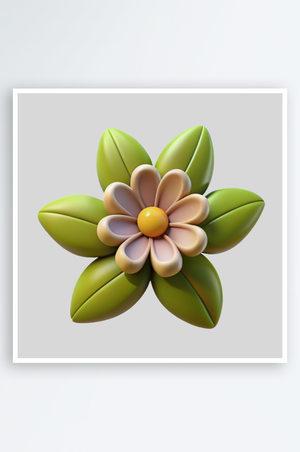 小花免抠图立体设计小元素素材
