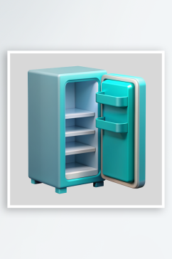 冰箱免抠图立体设计元素