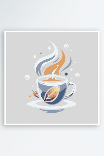 咖啡主题手绘风格免抠图元素