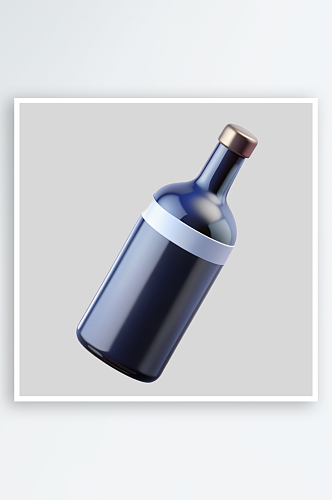 酒瓶免抠图立体设计小元素