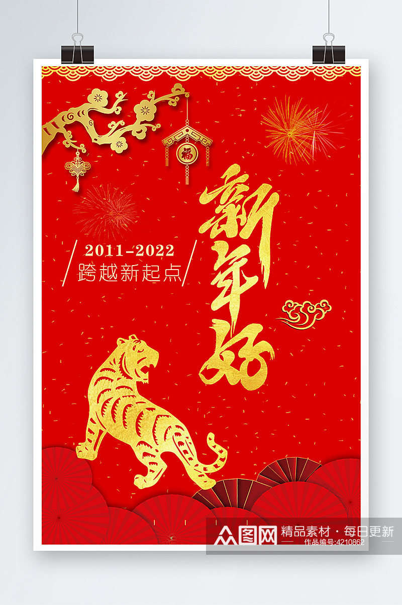 2022虎新年好素材