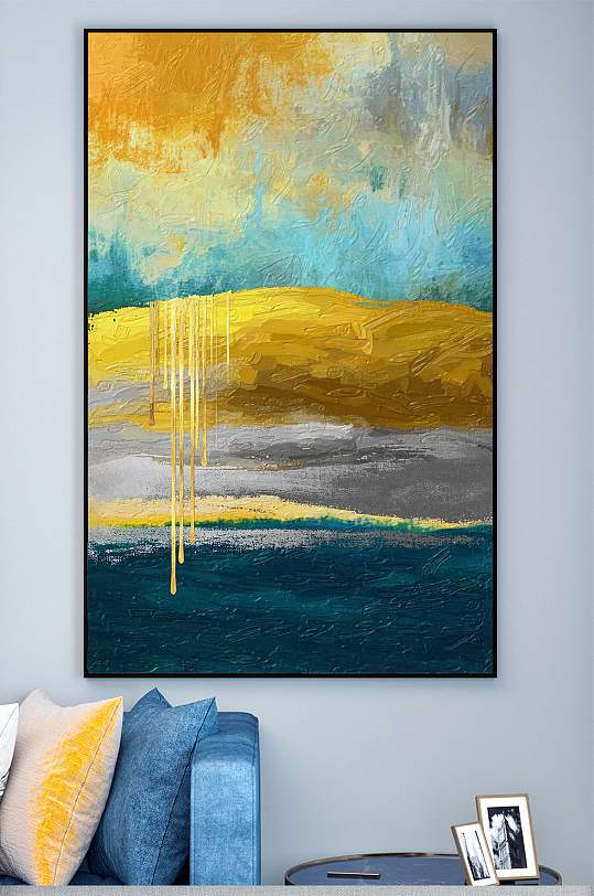 现代简约抽象装饰画设计