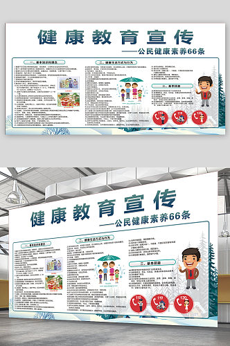 健康教育宣传新公民健康素养66条