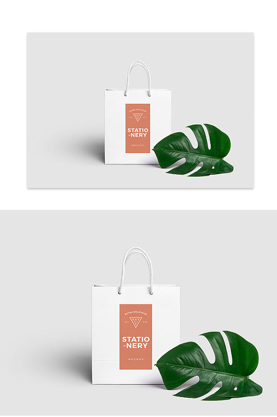 购物纸袋样机模型