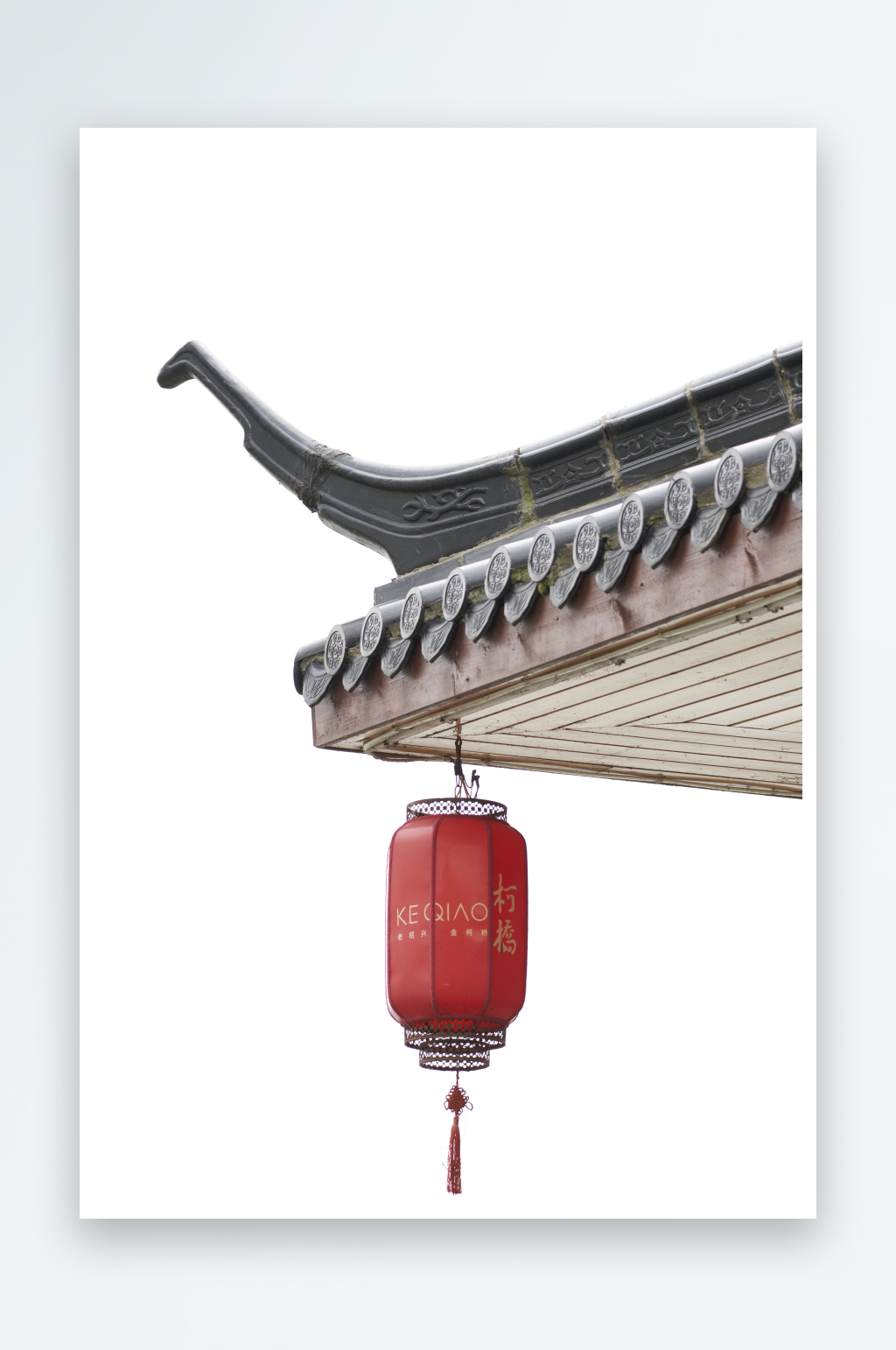 复古屋檐建筑背景素材素材