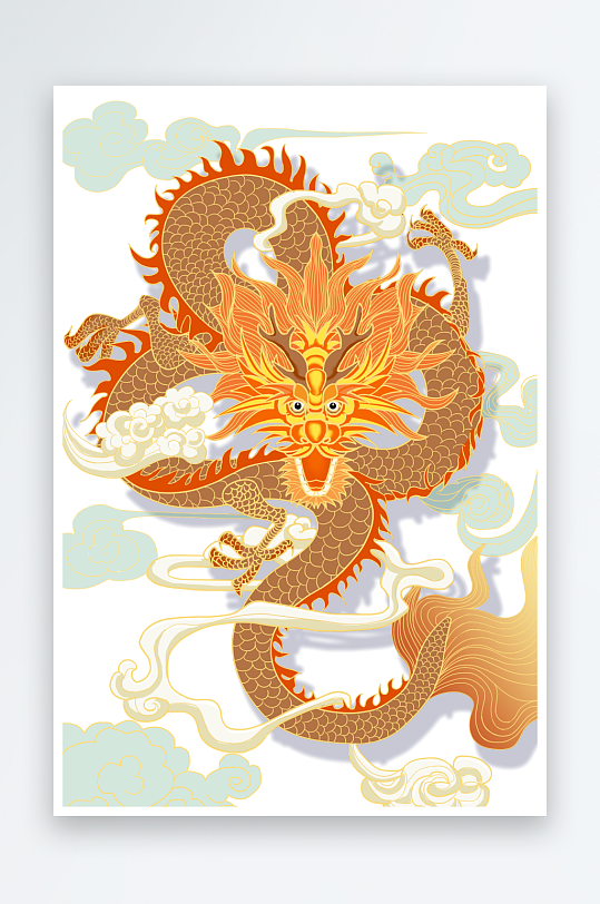 大氣傳統(tǒng)龍形象素材