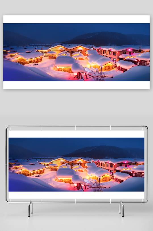 夢(mèng)幻雪鄉(xiāng)實(shí)拍場(chǎng)景背景