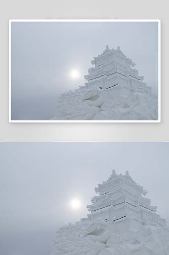 牡丹江冰雪美景雪乡