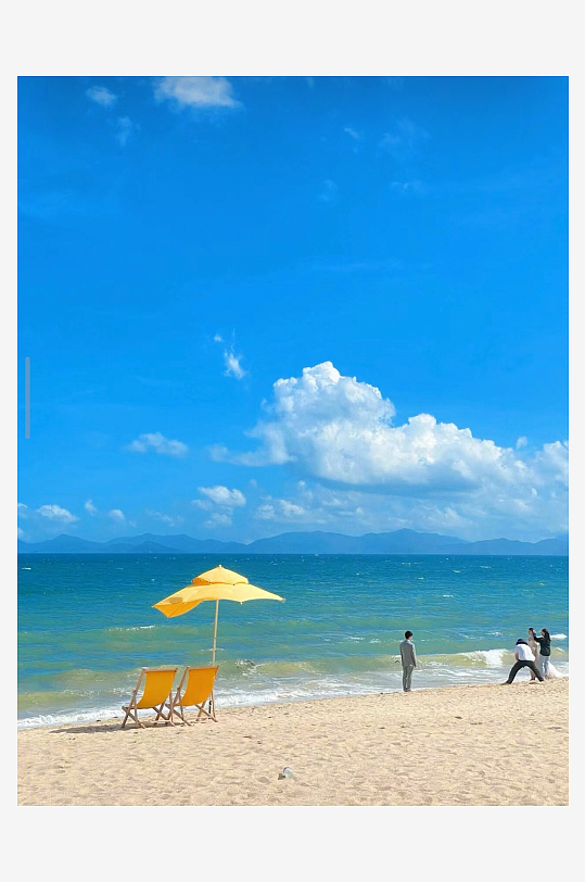 大自然摄影山顶海岸