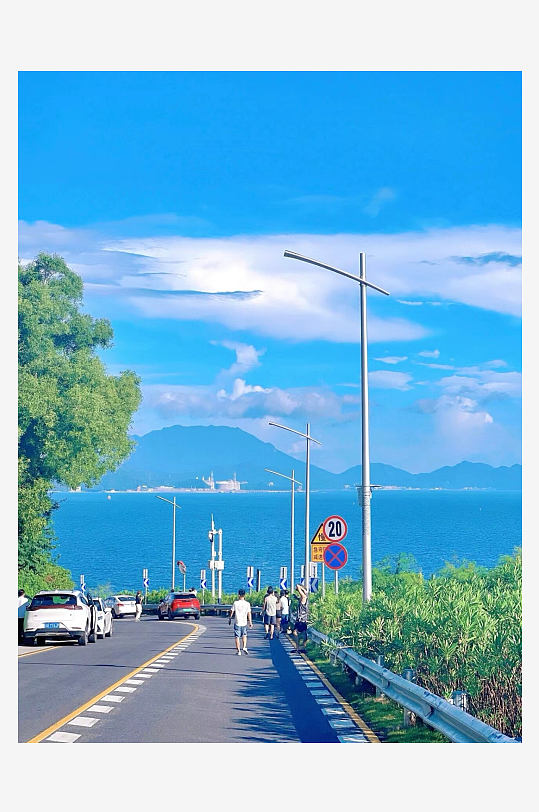 大自然摄影山顶海岸