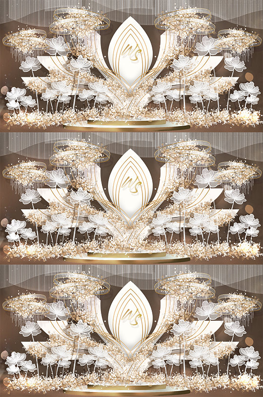 高端婚礼舞美主题设计-众图网