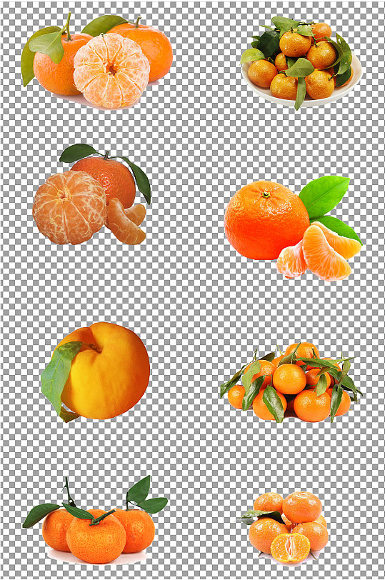 砂糖橘柑橘水果素材