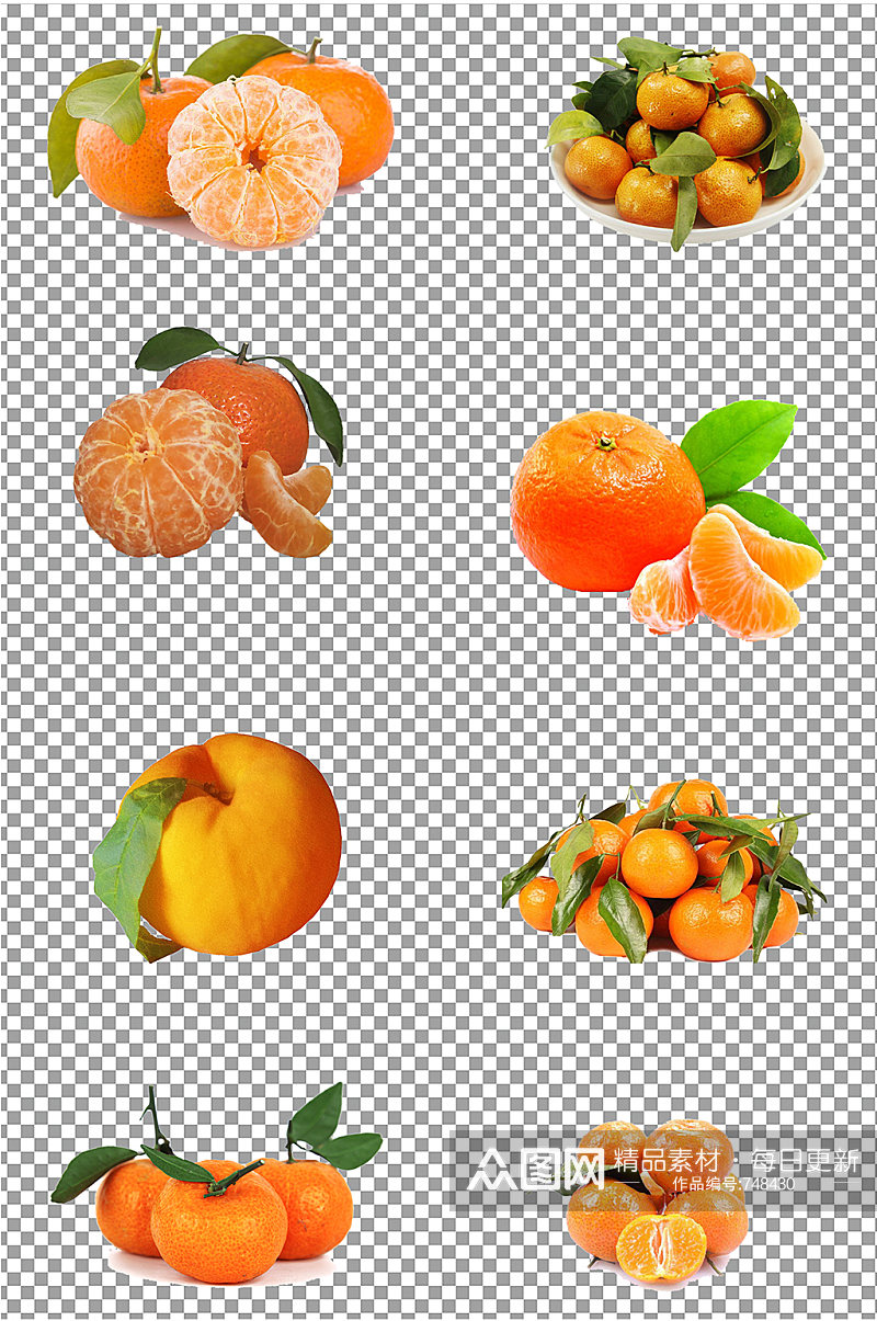 砂糖橘柑橘水果素材素材