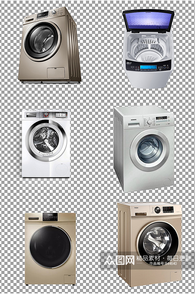 全自动洗衣机图片素材