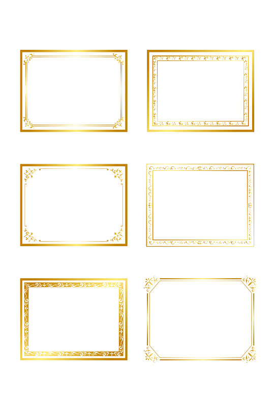 证书边框欧式花纹-众图网