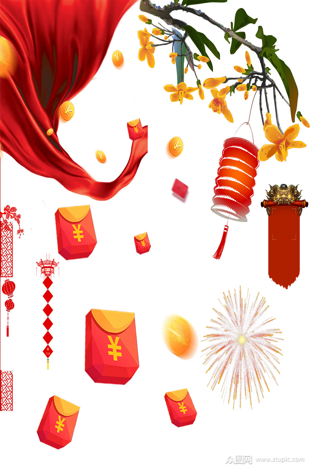 传统喜庆元素设计psd素材