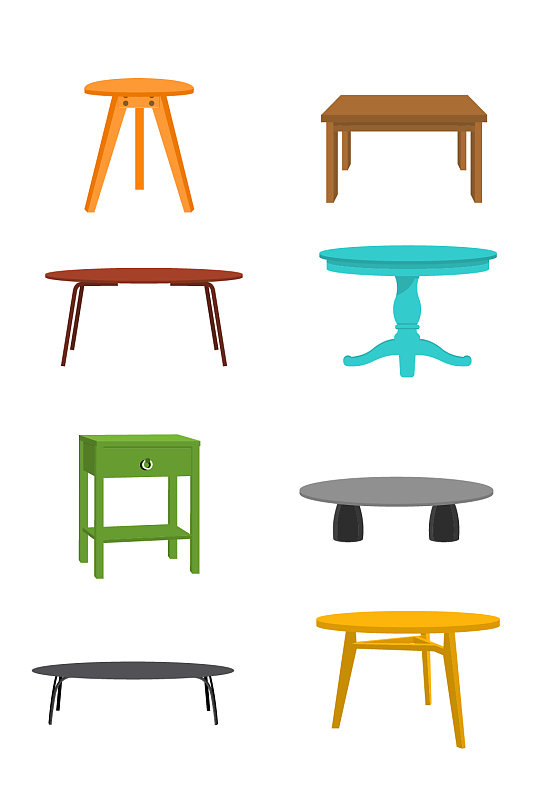 北欧风格家具家居简约桌子设计