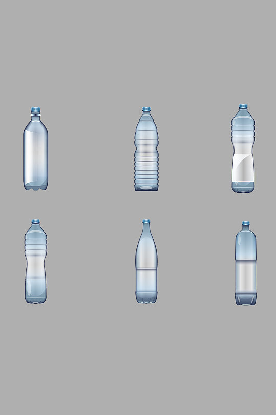 透明水瓶瓶子设计素材