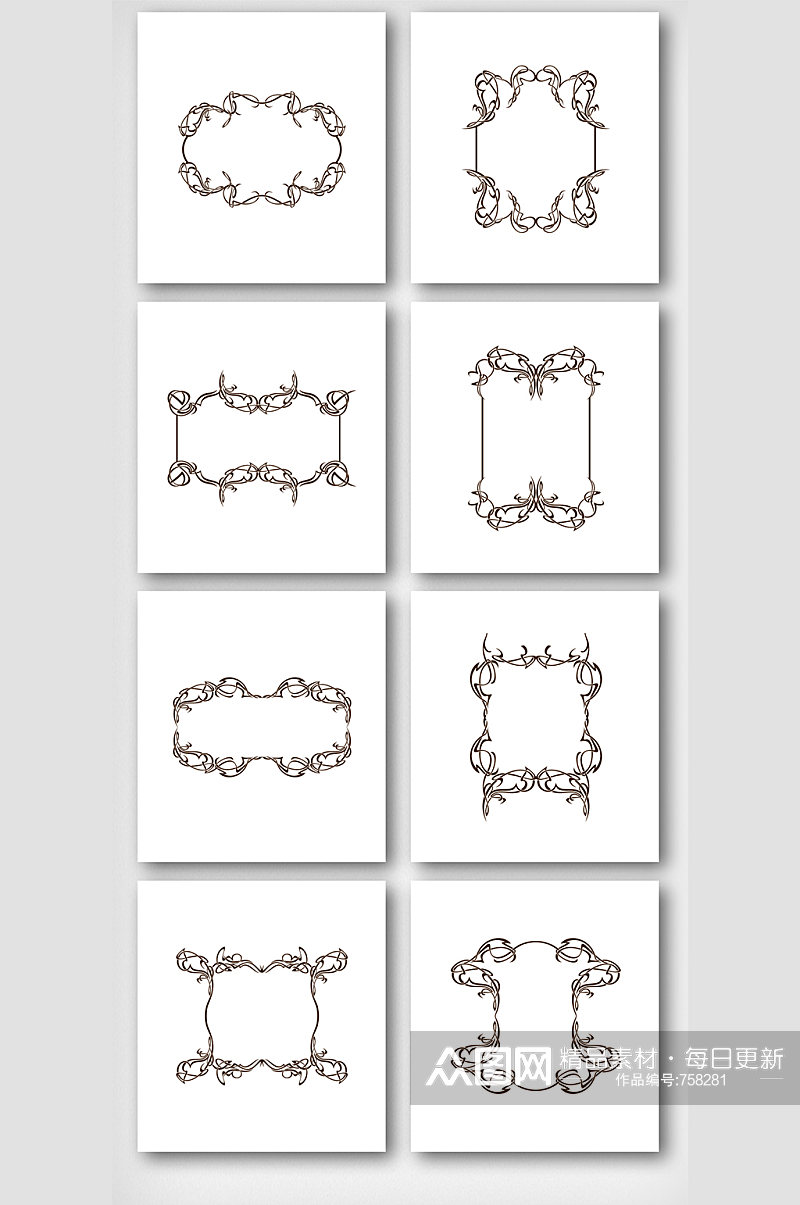复古民族边框元素素材