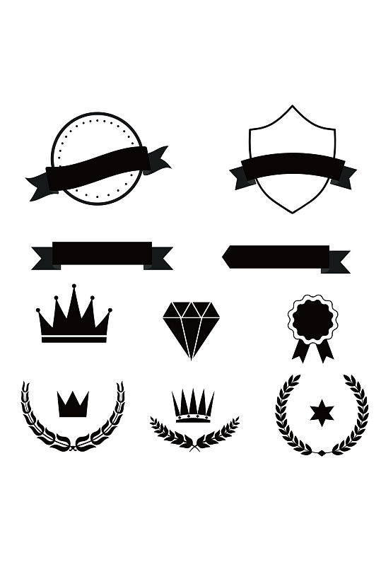 奖励徽章图片-奖励徽章素材下载-众图网