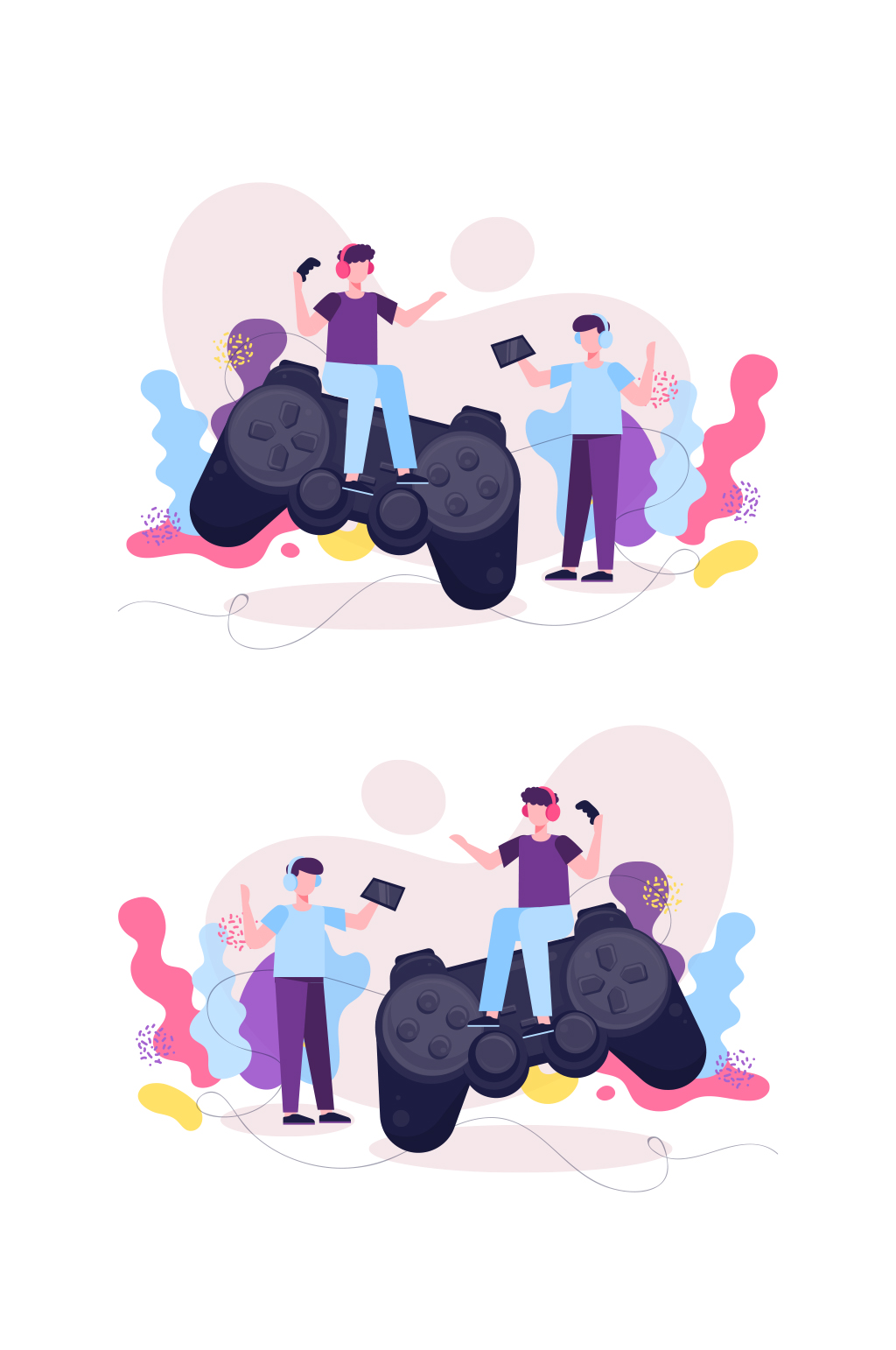矢量网络游戏人物素材