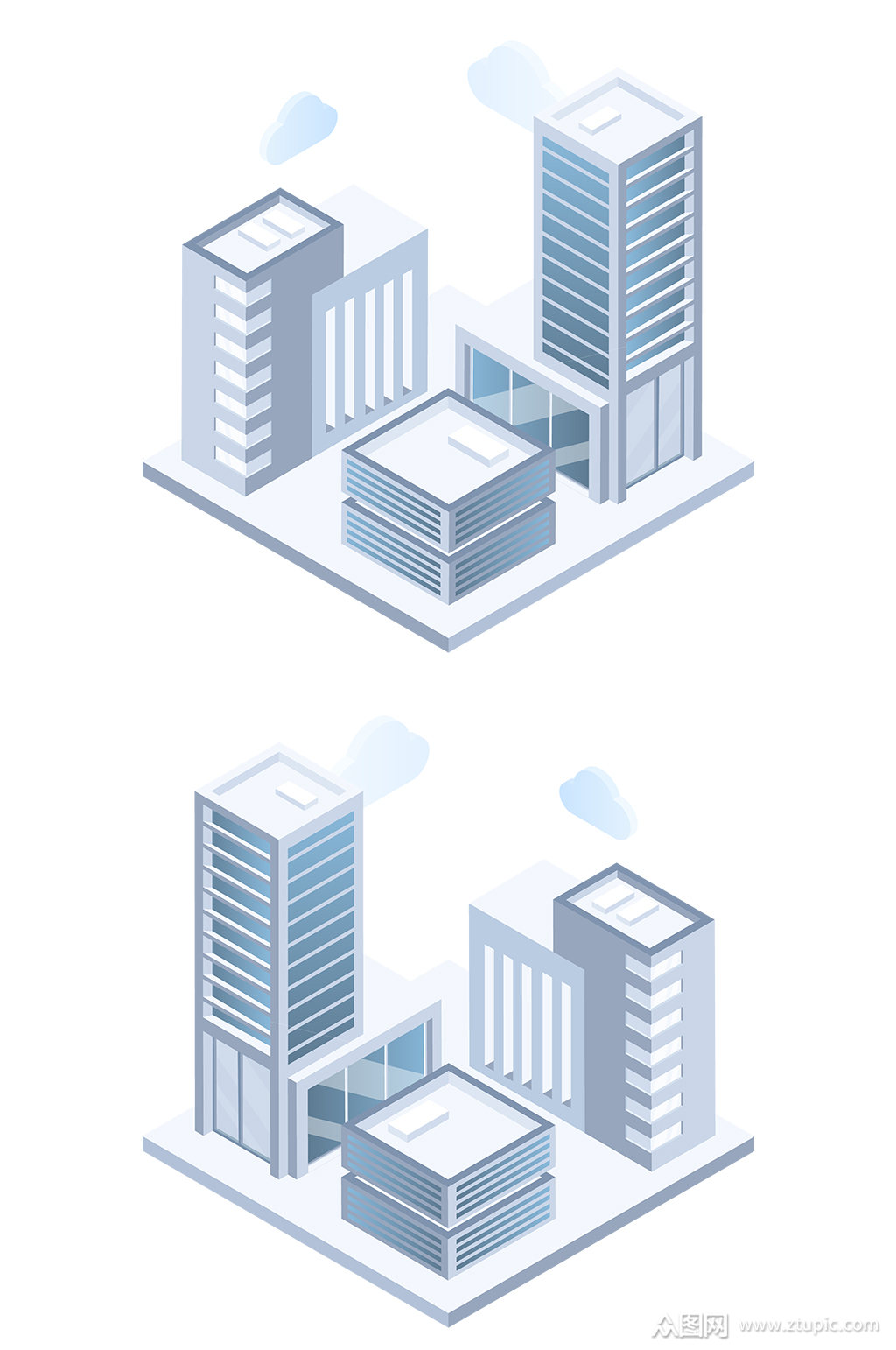 商务建筑ai矢量图模板下载-编号873801-众图网