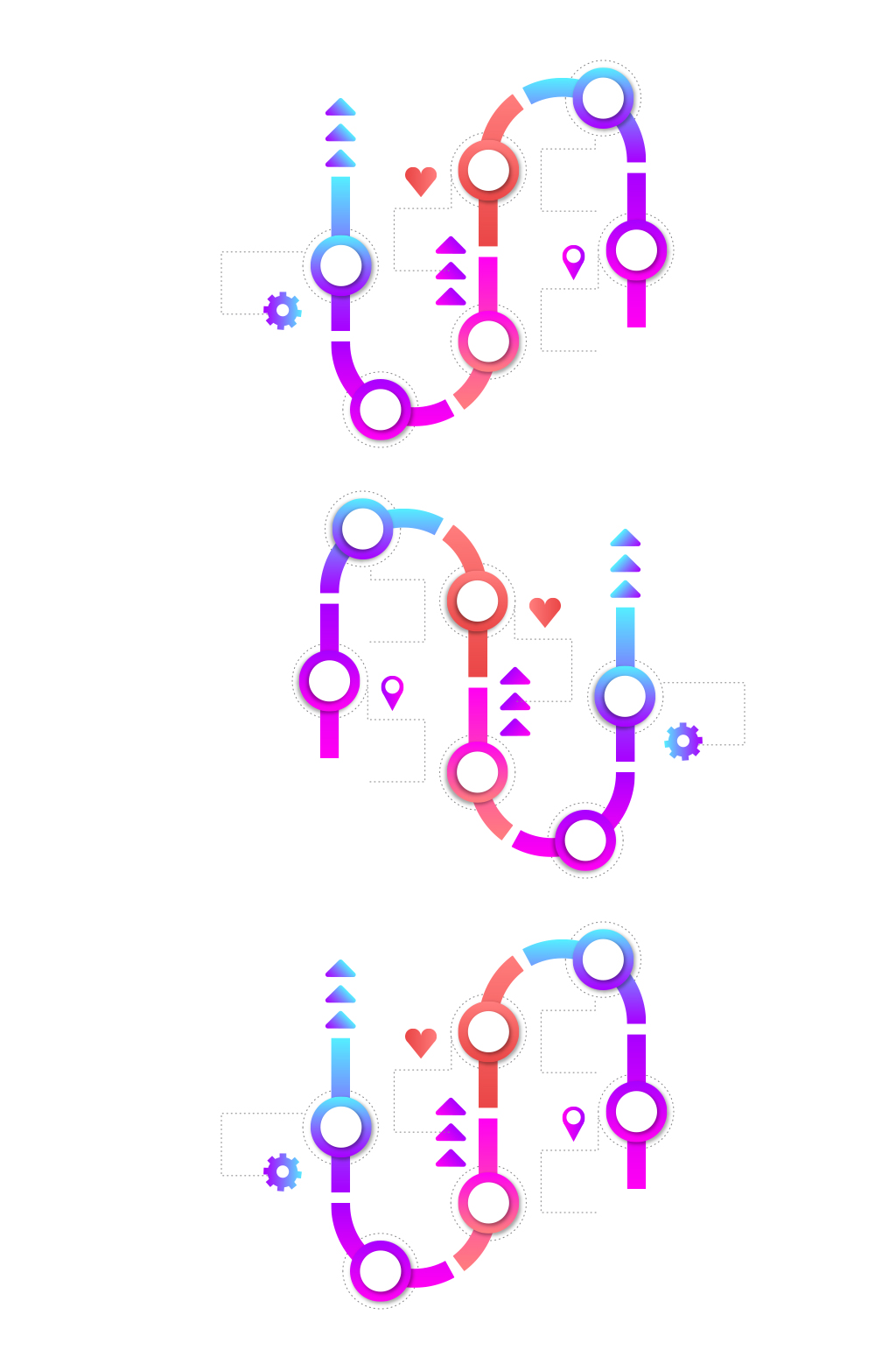 PPT办公卡通简约图案素材