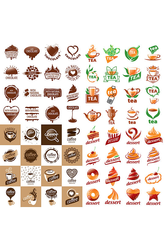 甜点标志图片-甜点标志素材下载-众图网