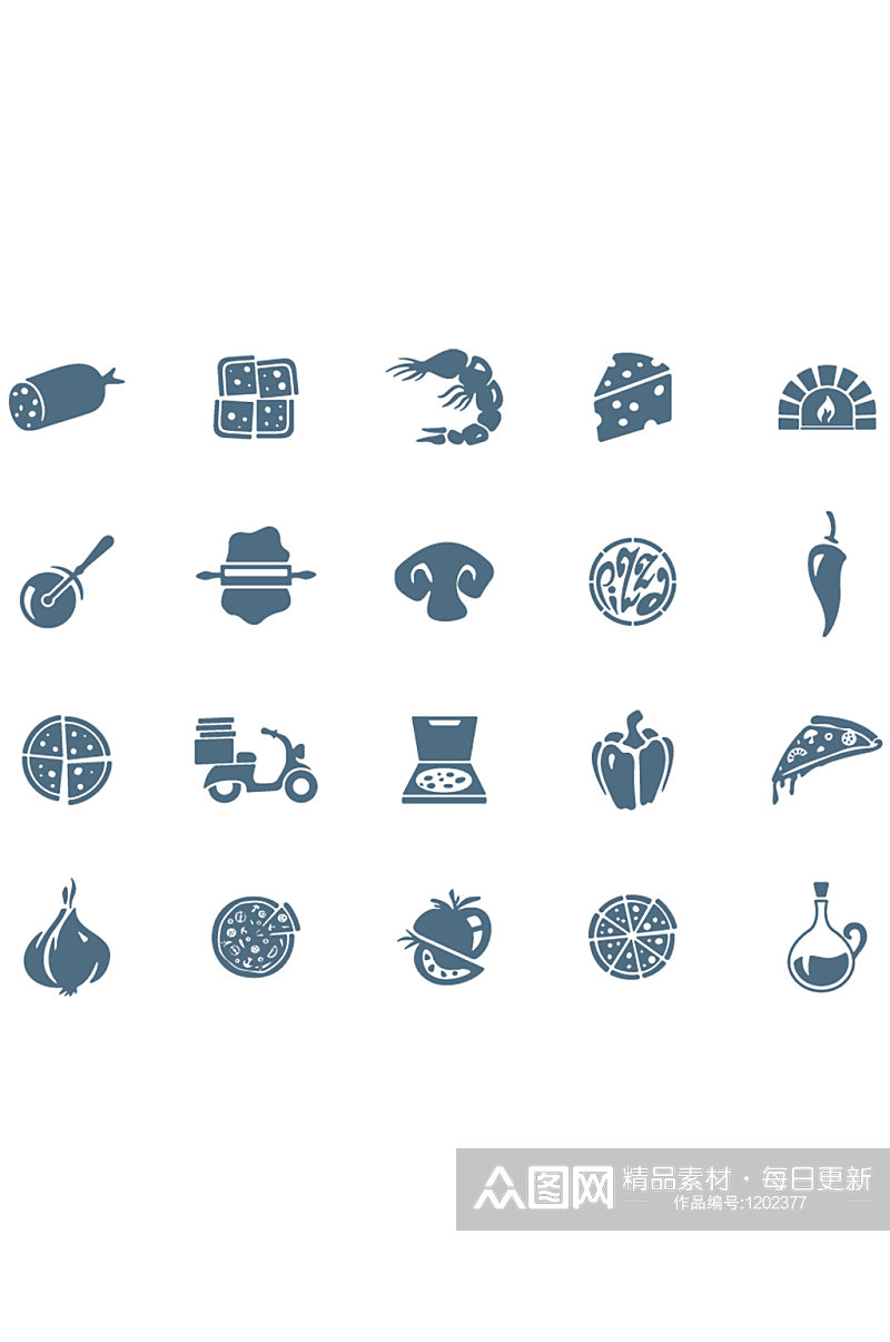 UI设计食品icon图标素材