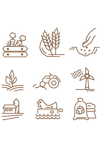 有机农业图标icon