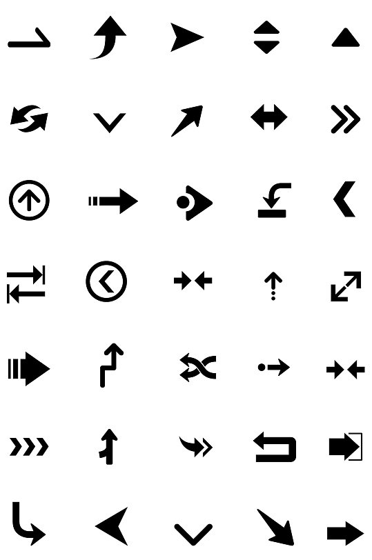 箭头icon大全图标