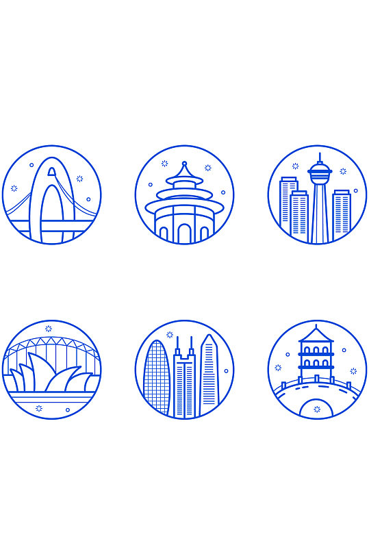 建筑城市图标logo