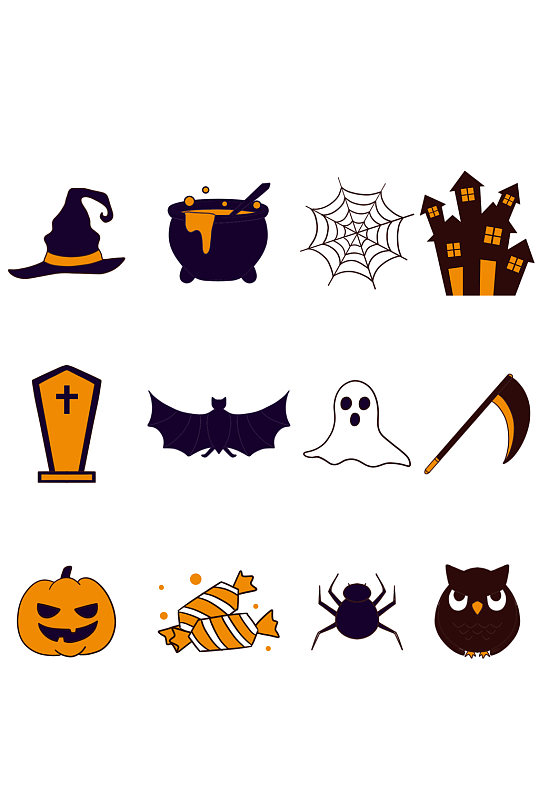 万圣节贴纸icon