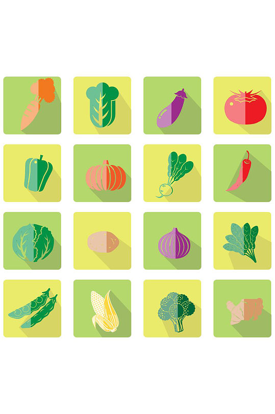 生鲜蔬菜图标LOGO