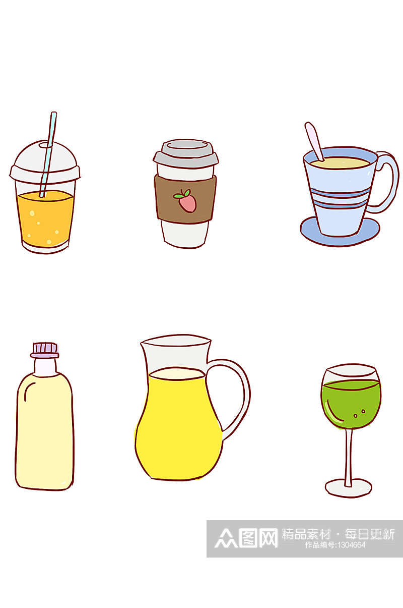 奶茶logo图标素材