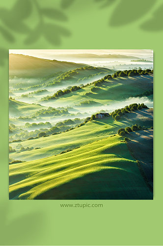 数字艺术绿色大自然风景图片