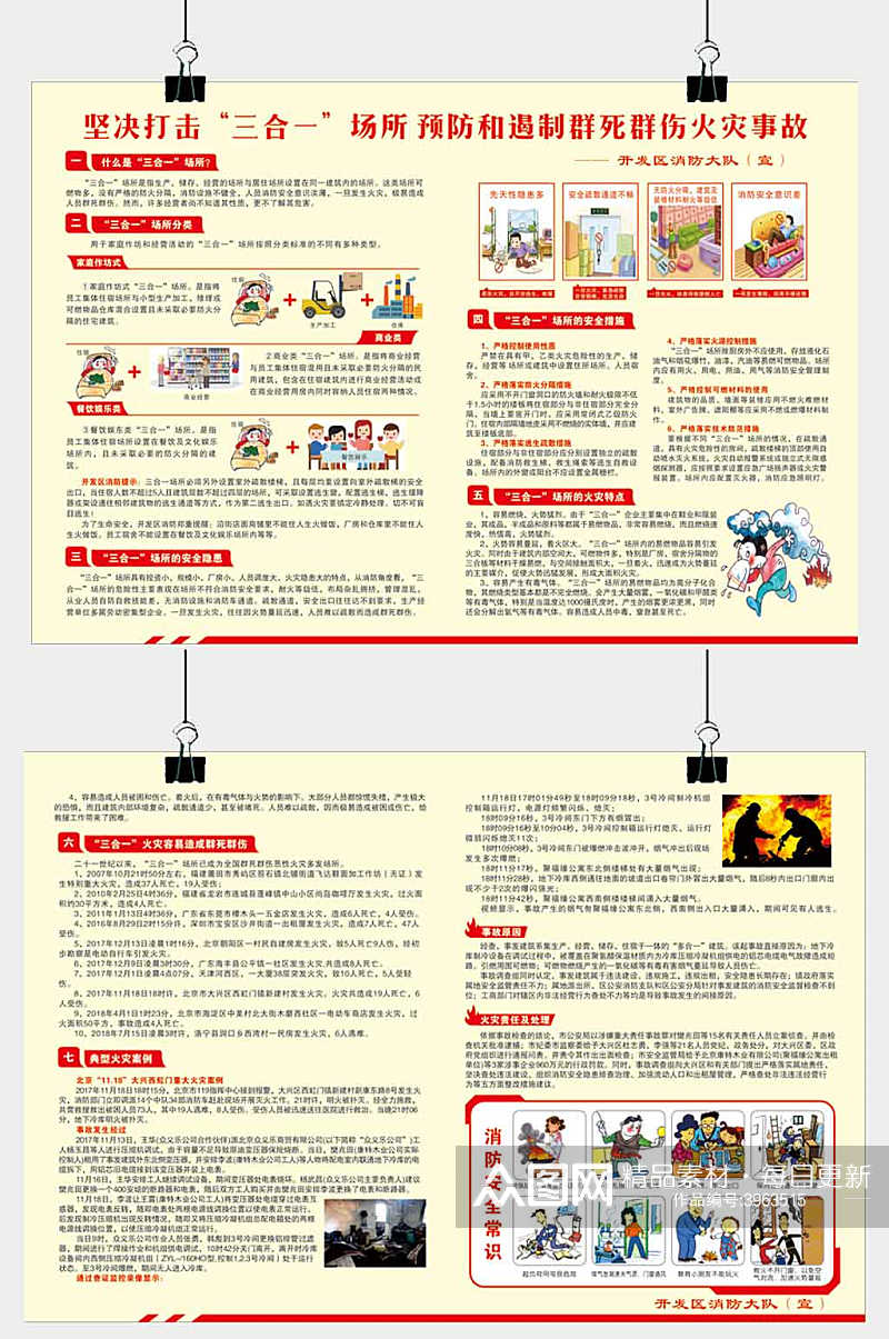 坚决打击三合一场所预防和遏制群死群素材