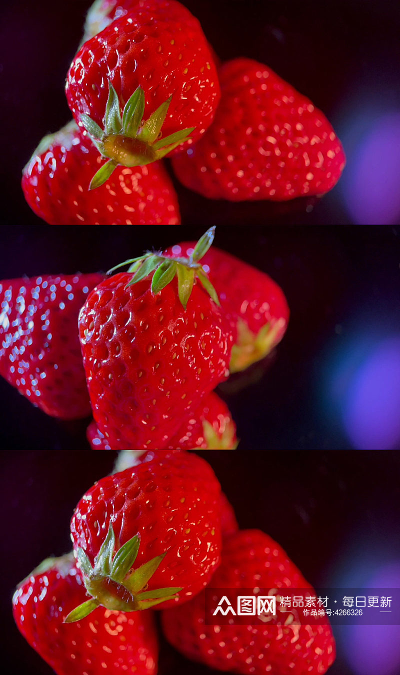 丹东大草莓视频素材素材
