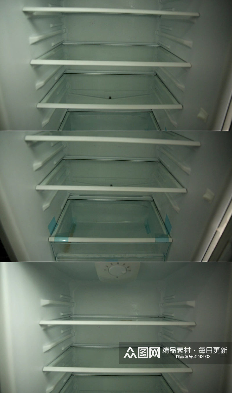 清理冰箱排水口视频素材